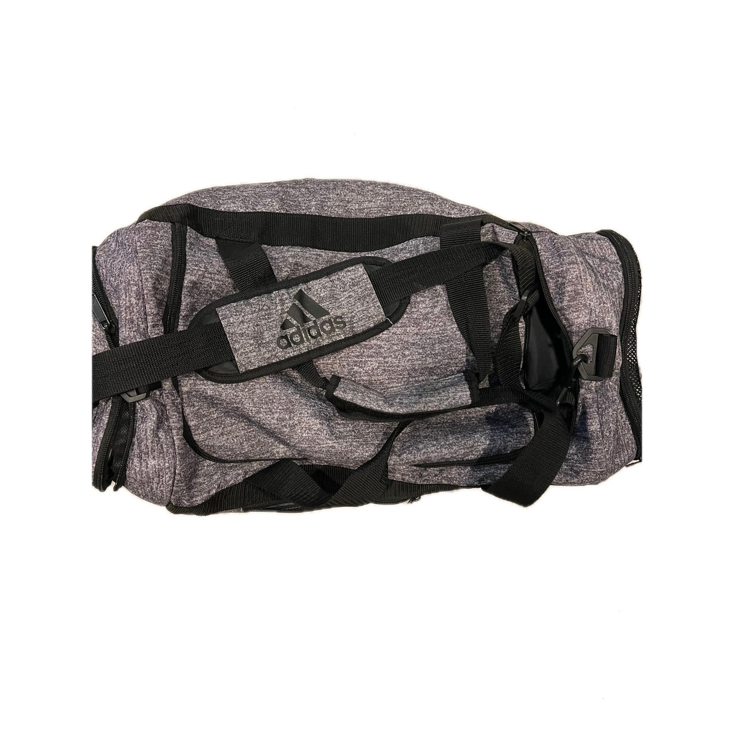 Adidas Defender Medium Gray Black Gym Bag