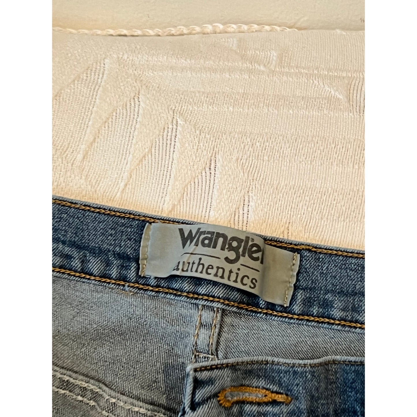 Wrangler Authentics Straight Leg Blue Jeans Mens 34x30