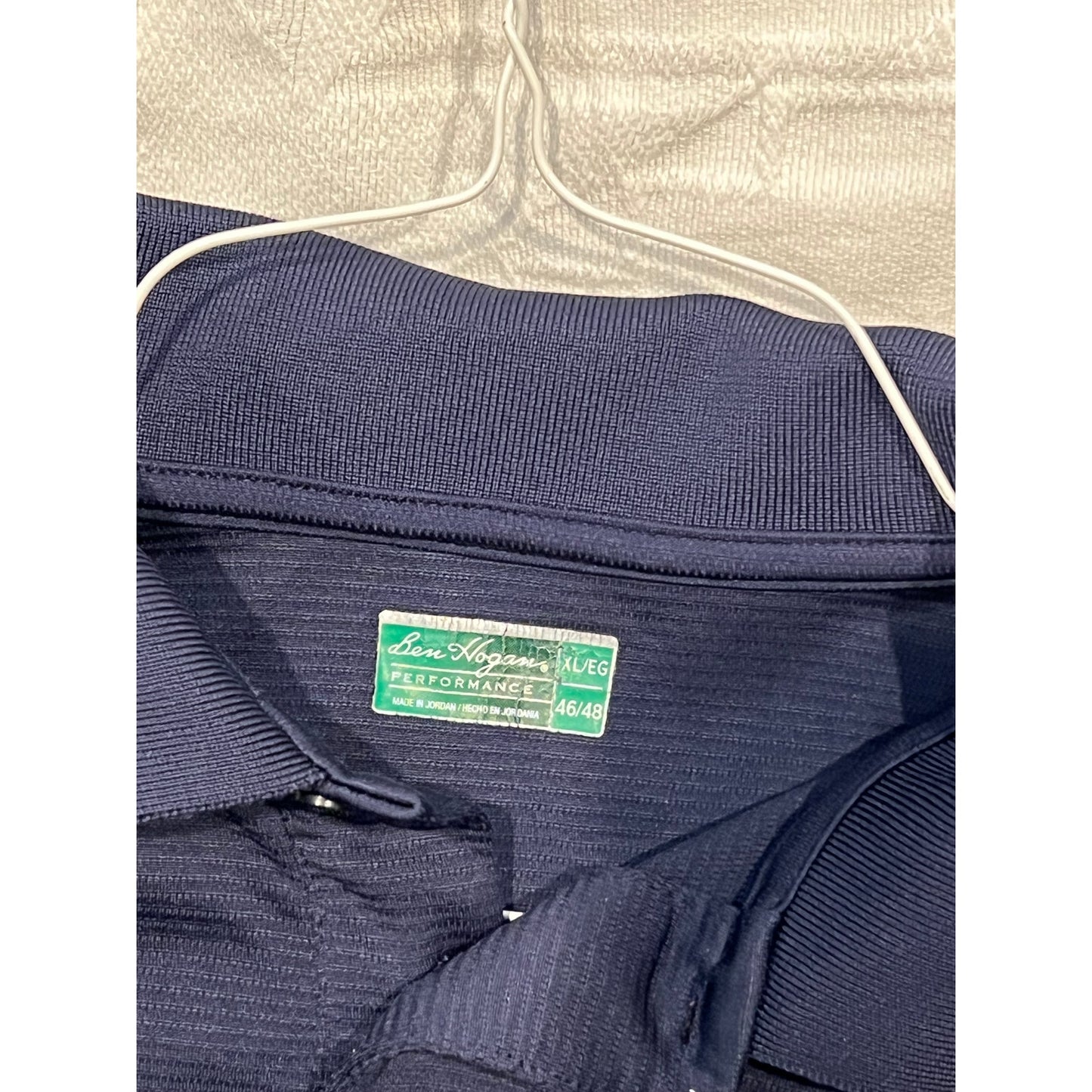 Ben Hogan Performance Navy Blue Golf Shirt Mens XL