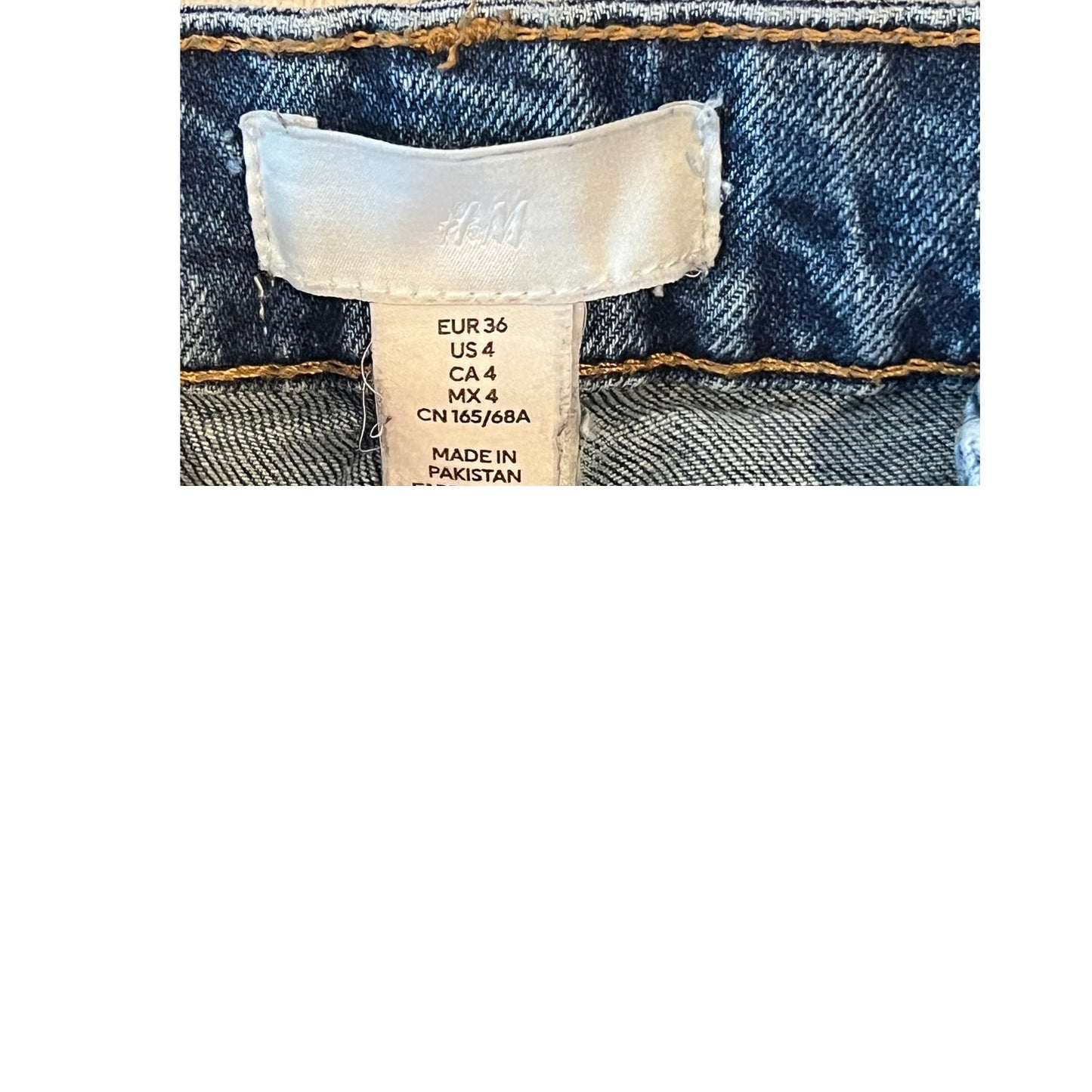 H&M Jeans Relajados Azules Talla 4 de Mujer