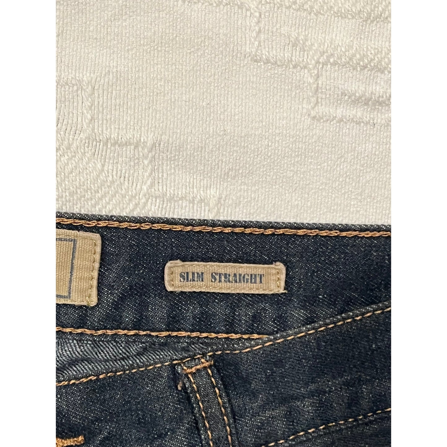 Vintage Genes 1891 Blue Jeans Slim Straight Mens 34x32