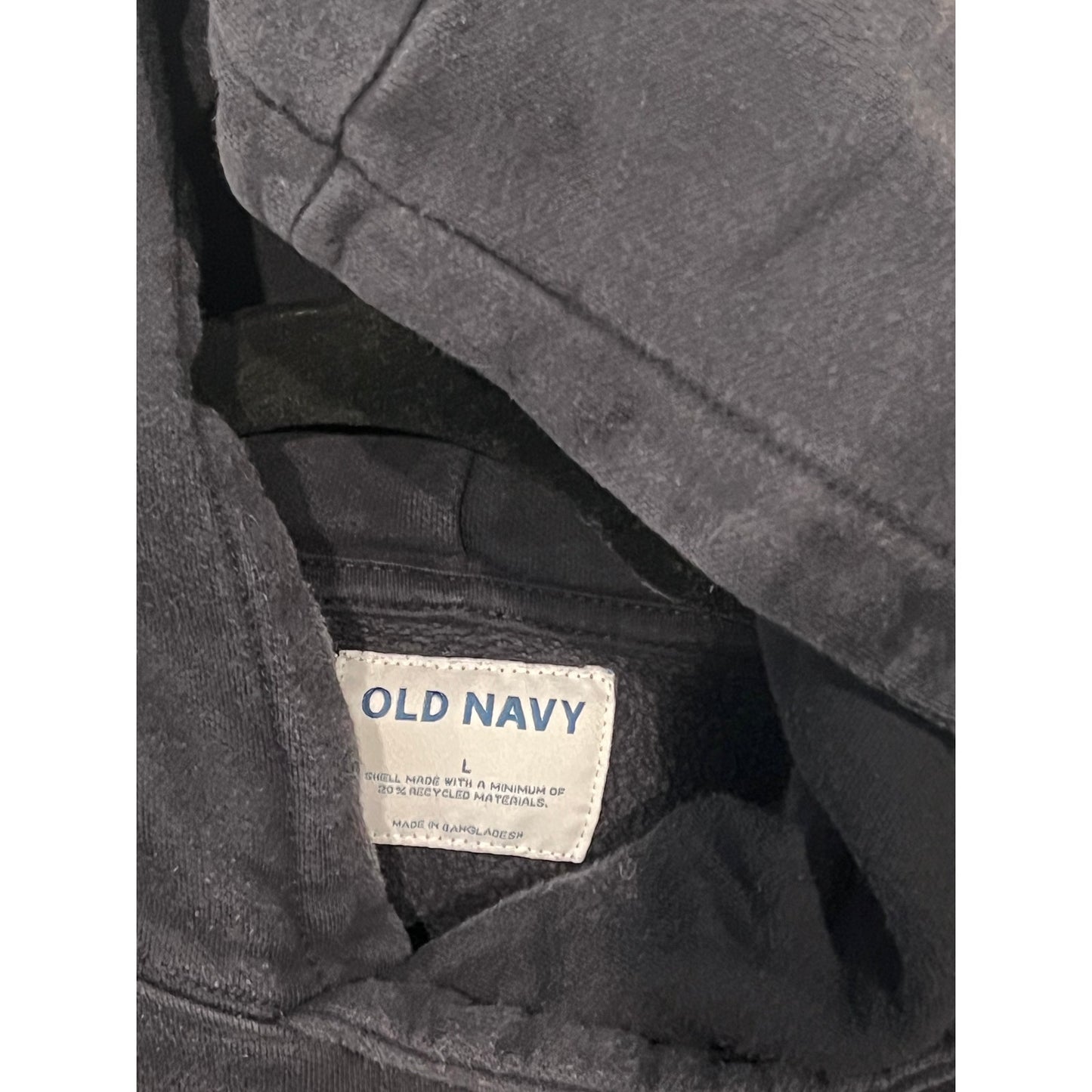 Old Navy Black Hoodie Mens Large