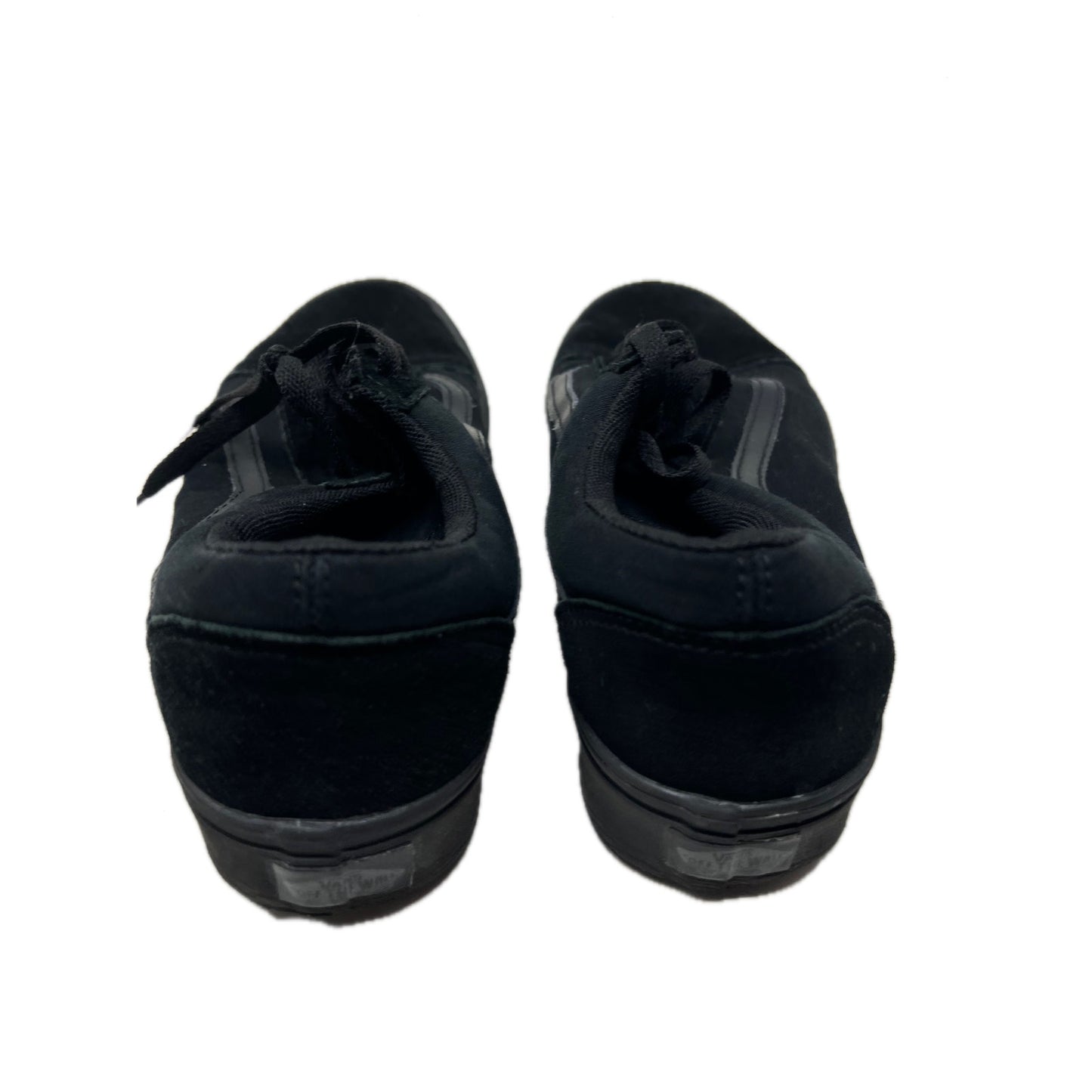 VANS Black Suede Shoes Mens 8 Style 721356