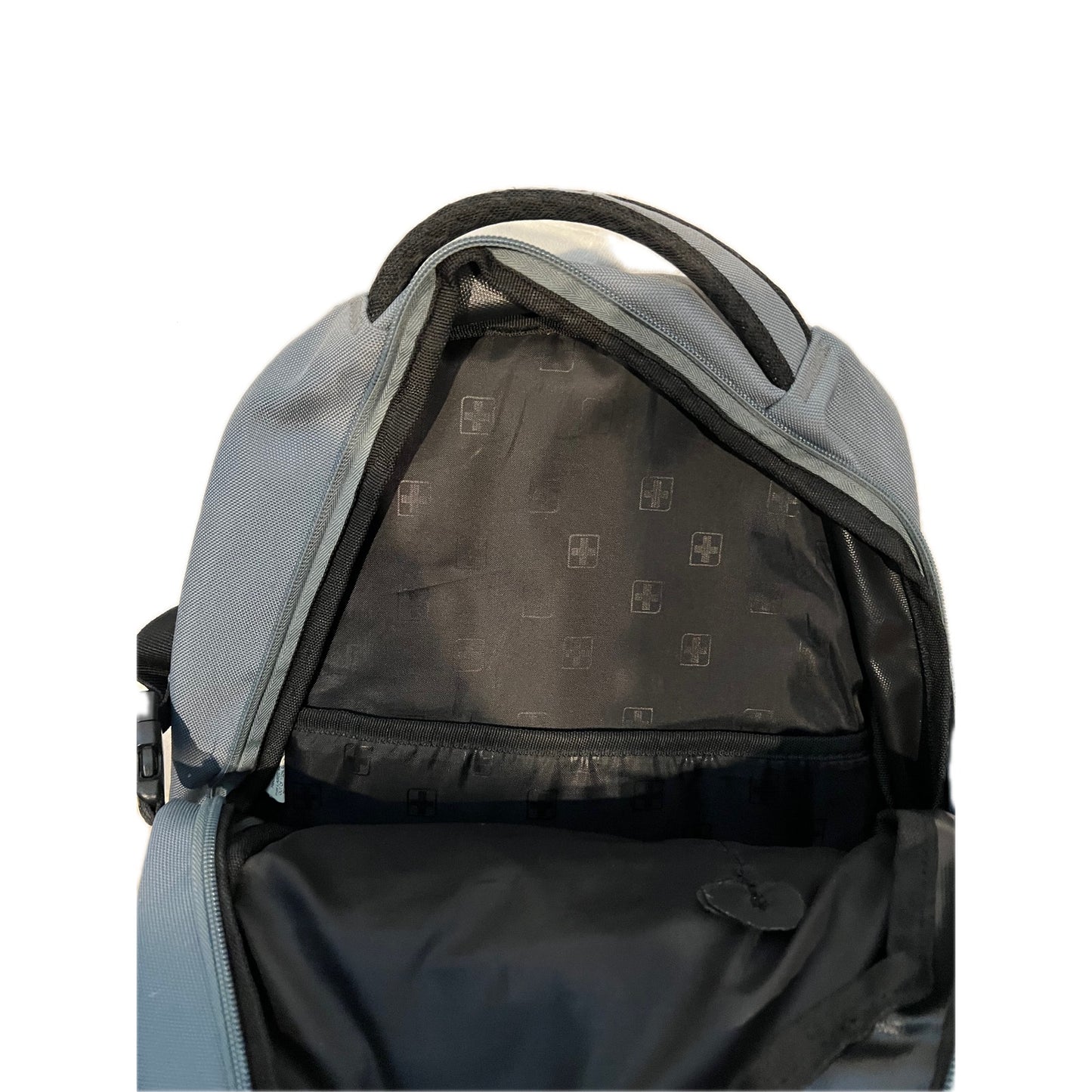 Sac à dos Swiss Tech Alps Teal Smoke avec zip avant 28L