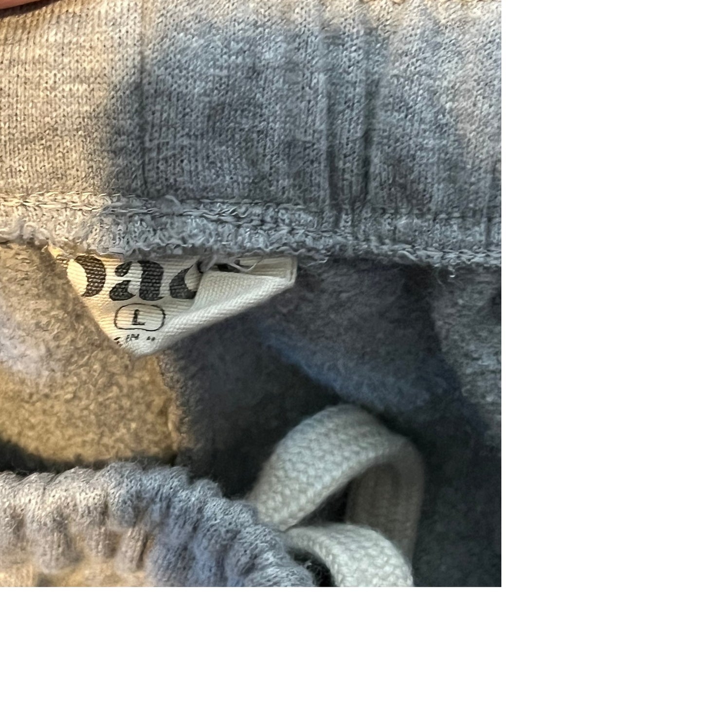 Pact Gray Cuffed Ankle Sweatpants Womans Large