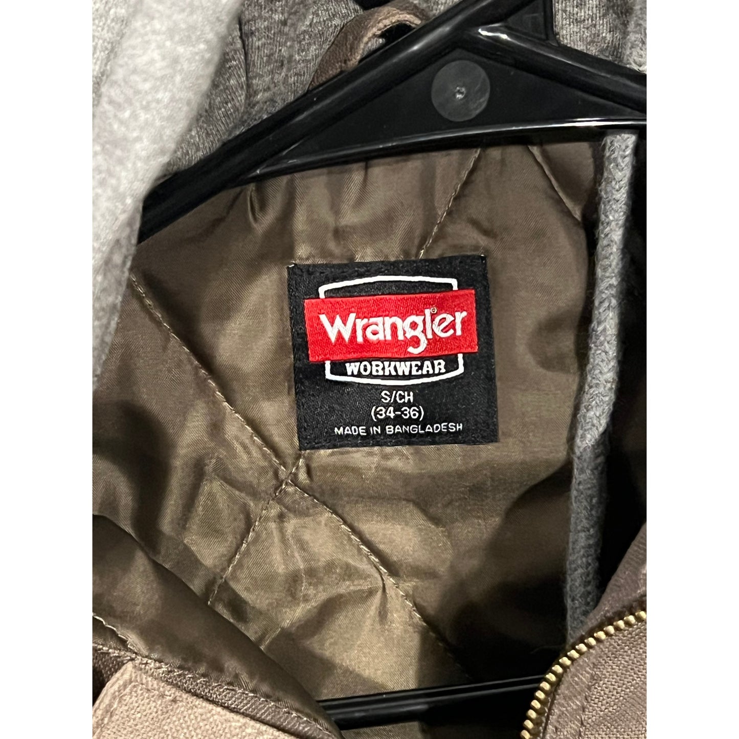 Wrangler Insulated Zip Up Hoodie Mens S