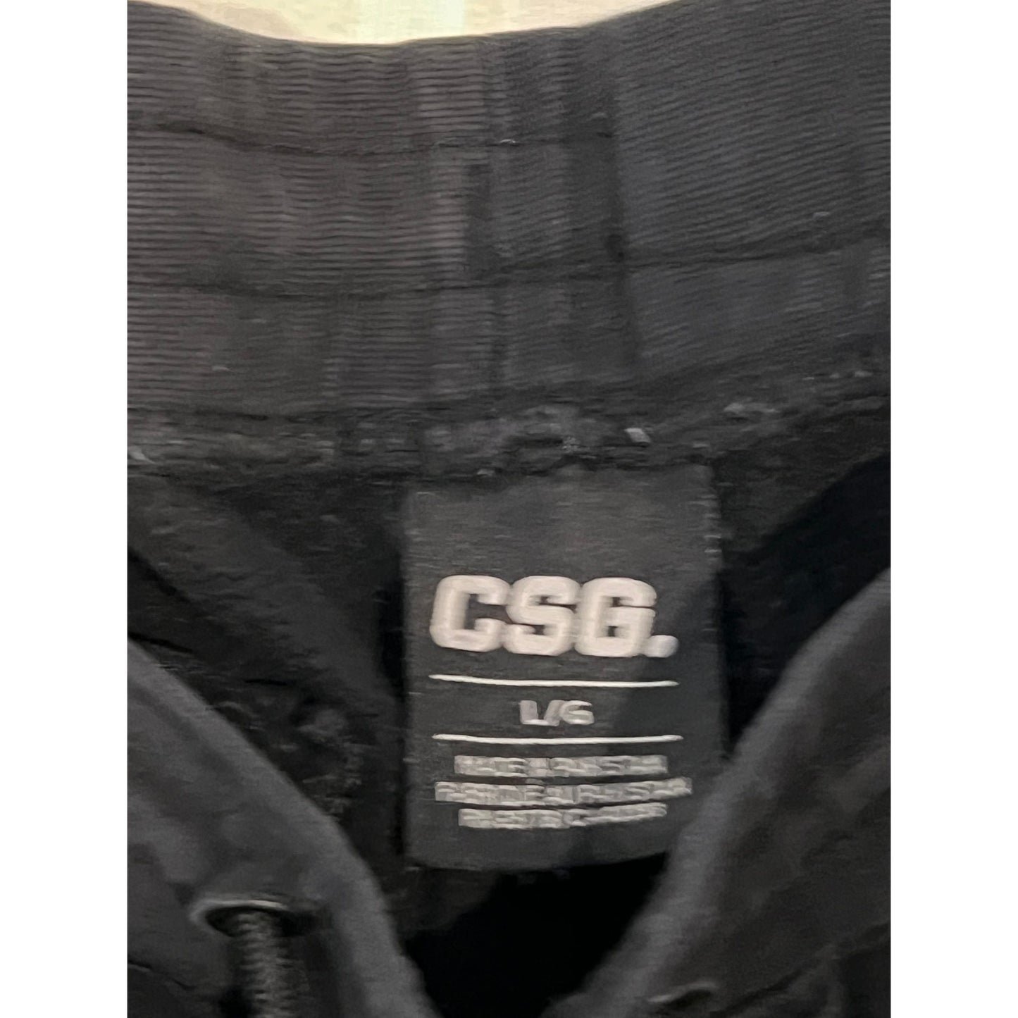 Pantalones cortos de chándal CSG con bolsillos con cremallera para hombre L