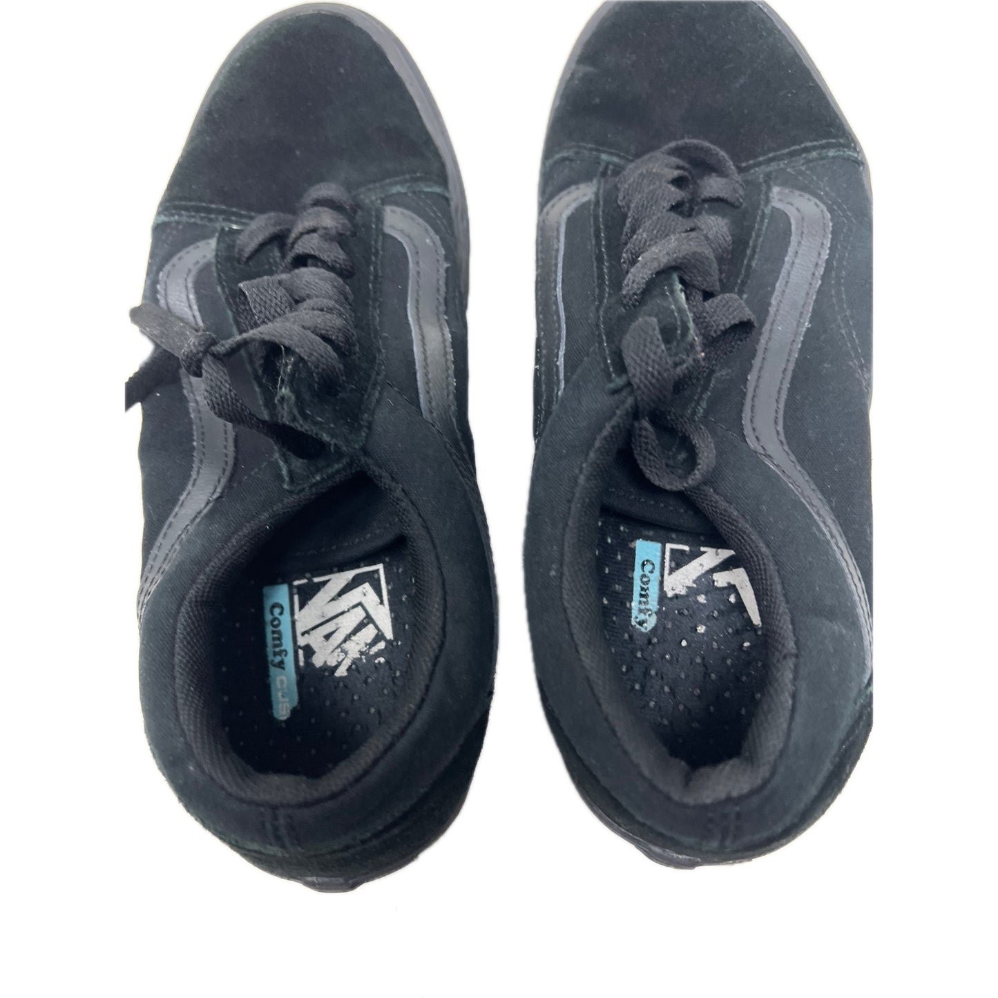 VANS Black Suede Shoes Mens 8 Style 721356