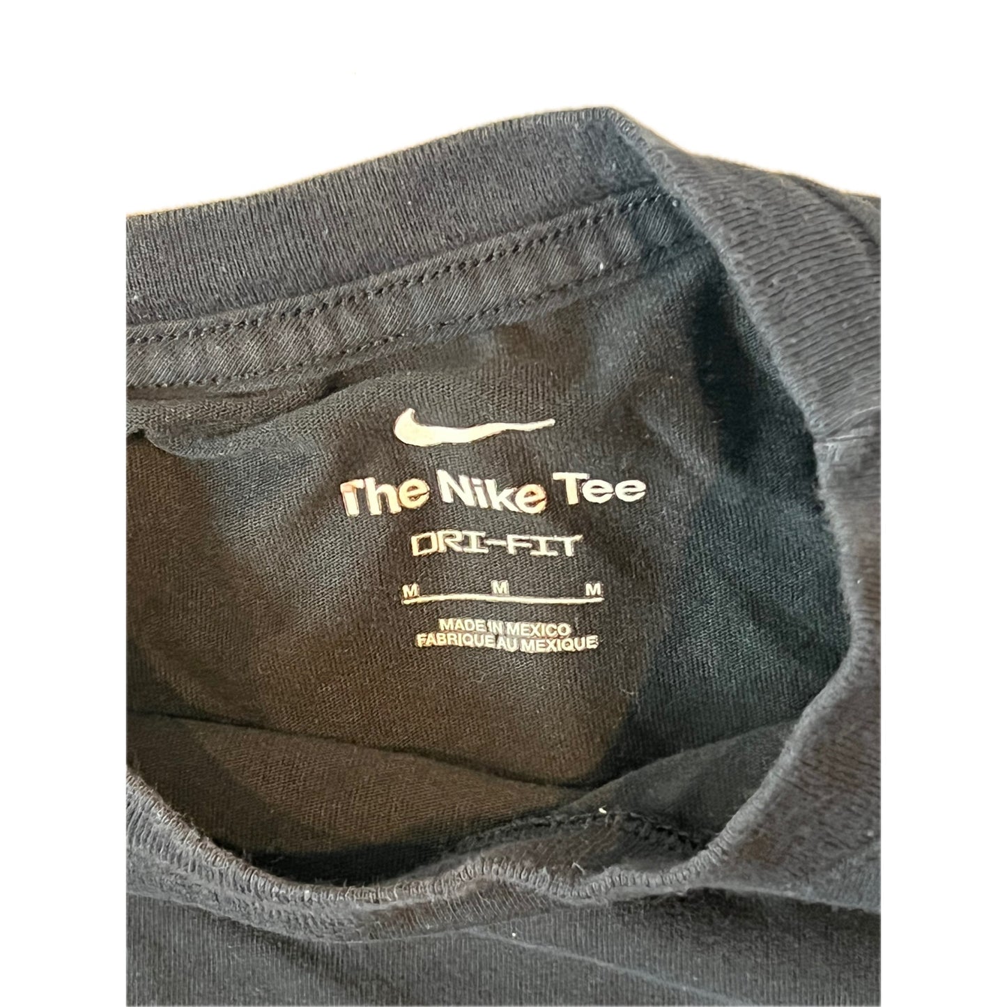 Nike Tee Dri Fit Black T-Shirt Mens M