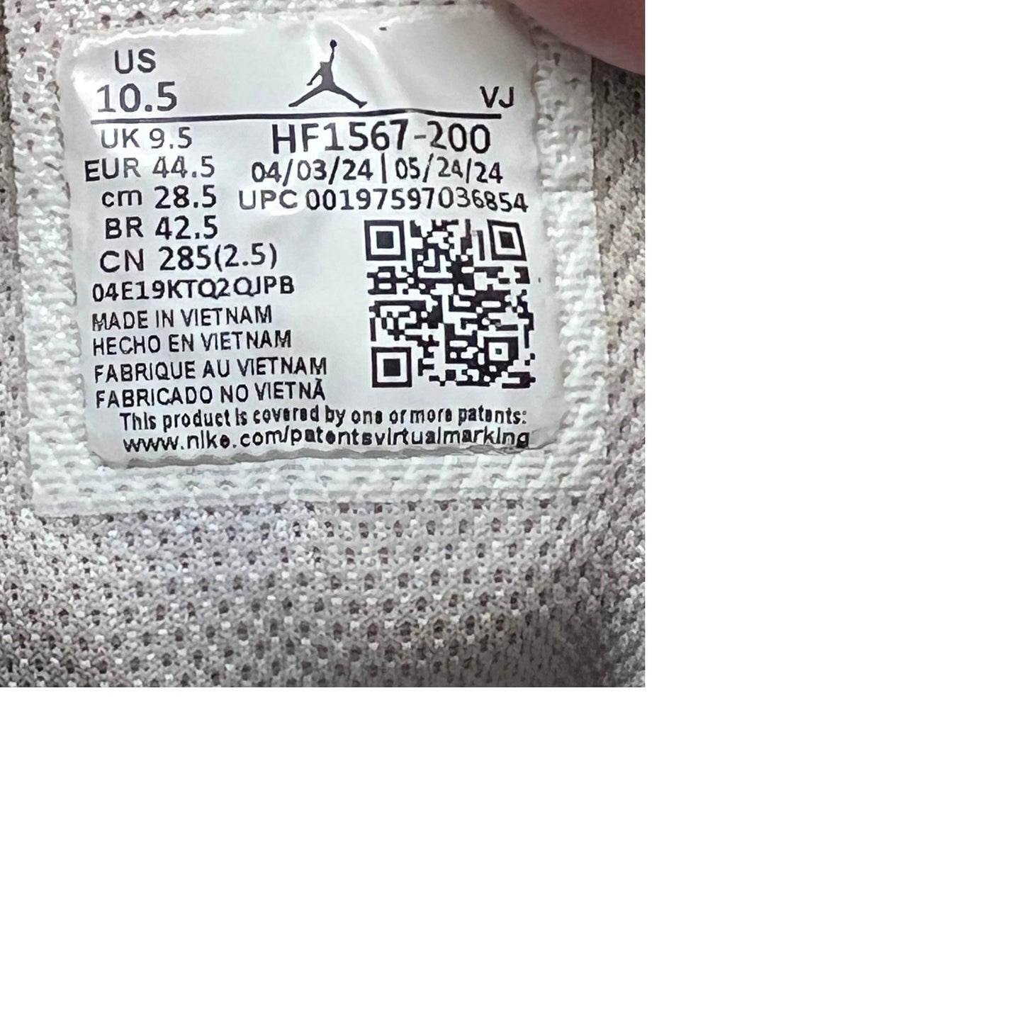 Nike Jordan 1 Low SE Legend Light Brown Homme 10.5