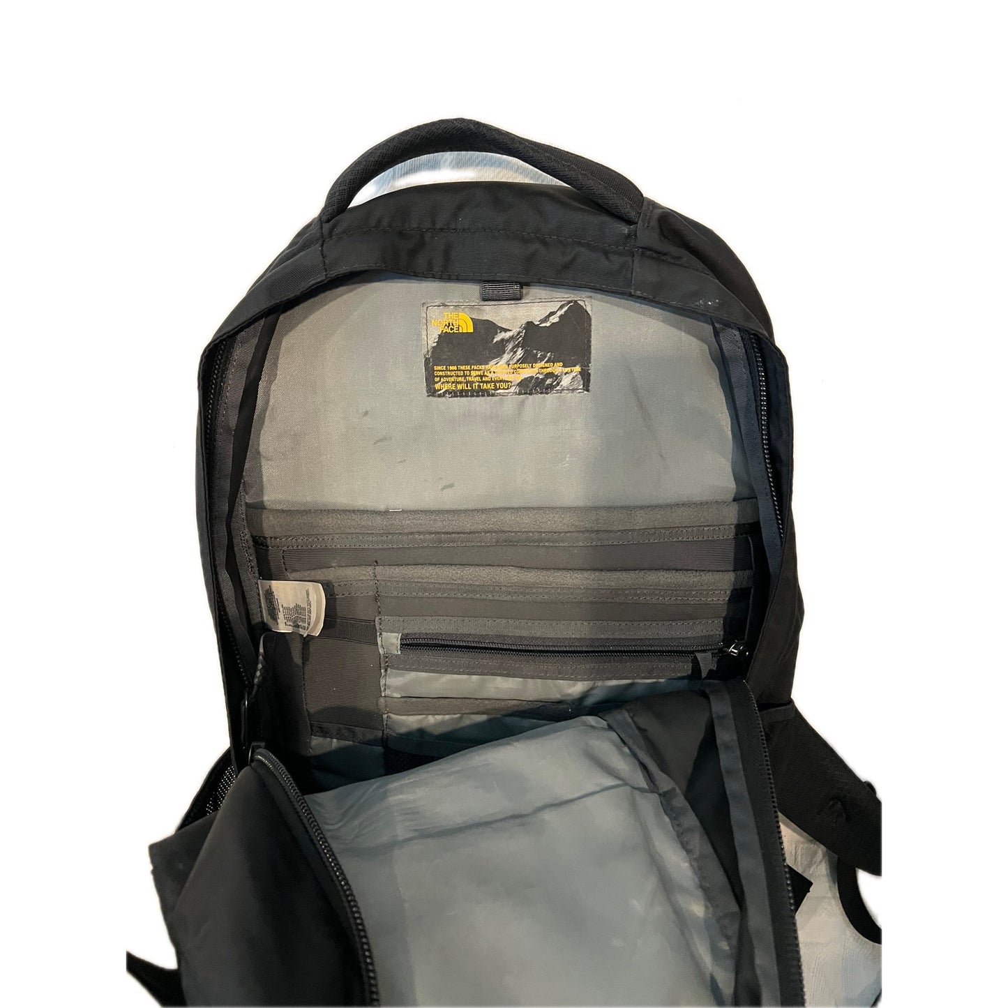 The North Face Solid State Black on Black Backpack