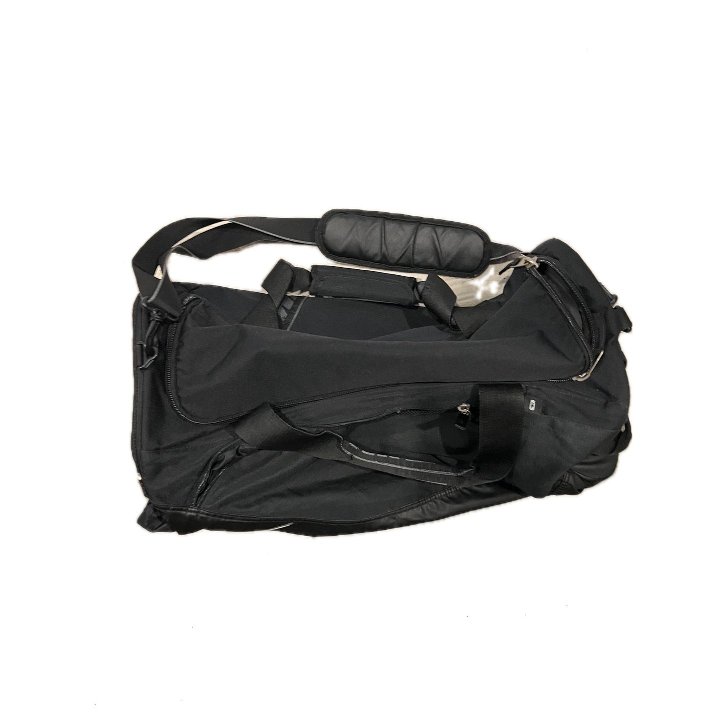 Nike Brasilia 9.5 Black Medium 60L Duffel Gym Bag
