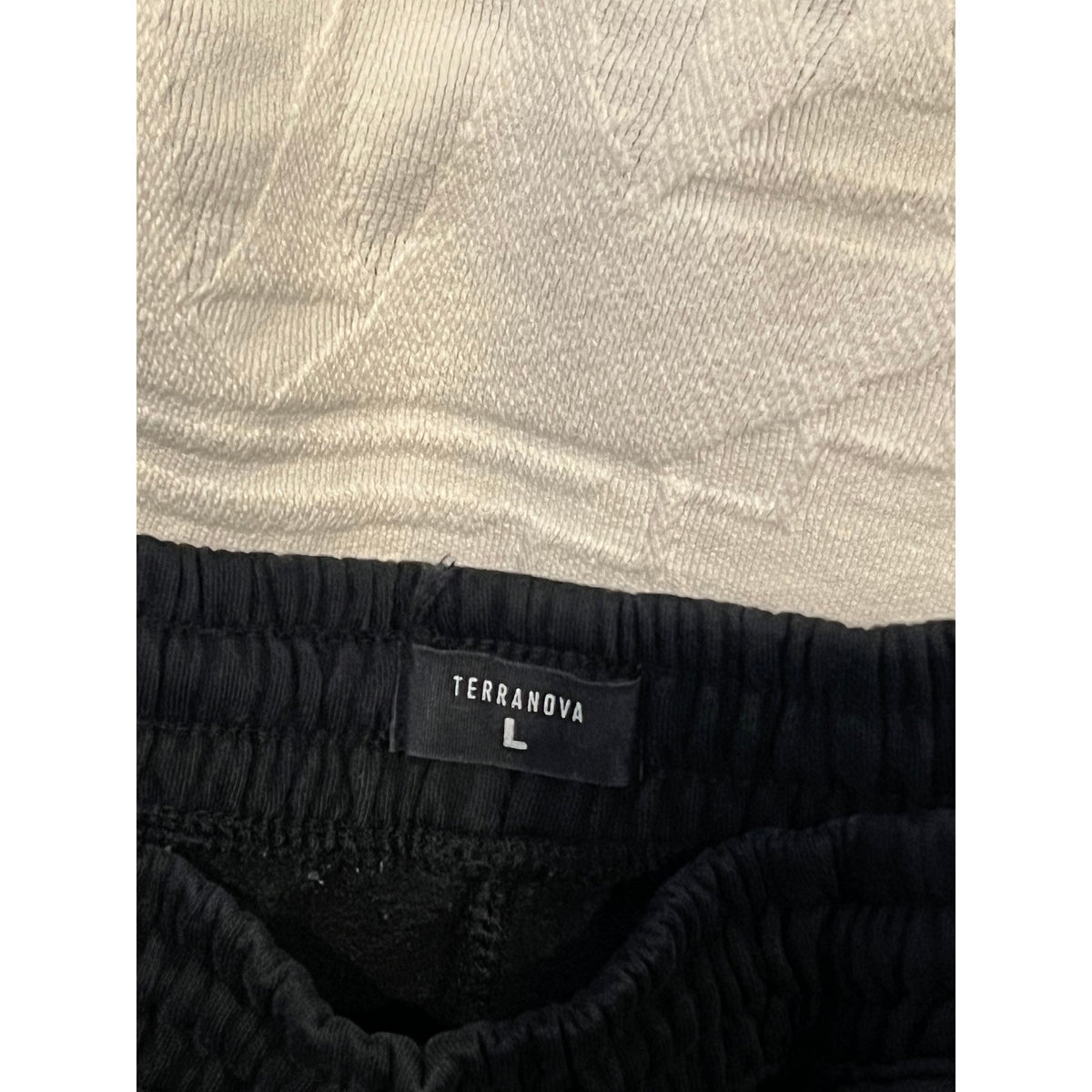 Terranova cuffed ankle Sweatpants/Joggers Womans Large Black