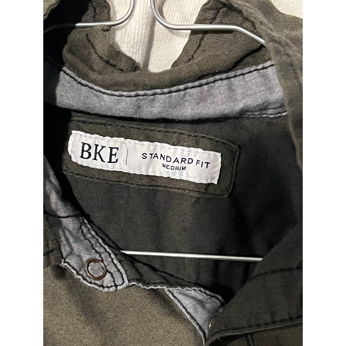 BKE Gris Marrón Estándar Abotonado de Hombre Med