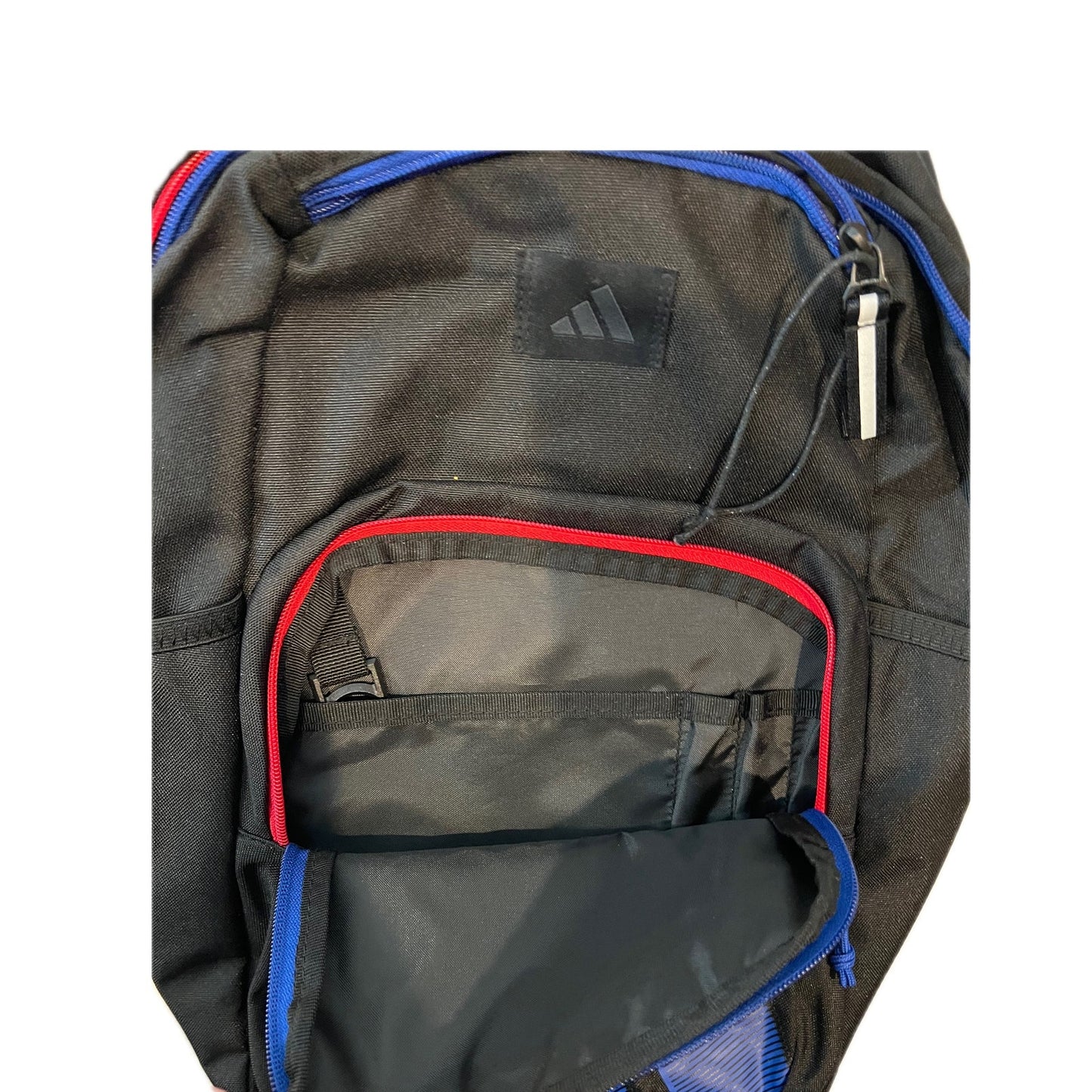 Adidas Prime 7 Black Blue Red Accents Backpack