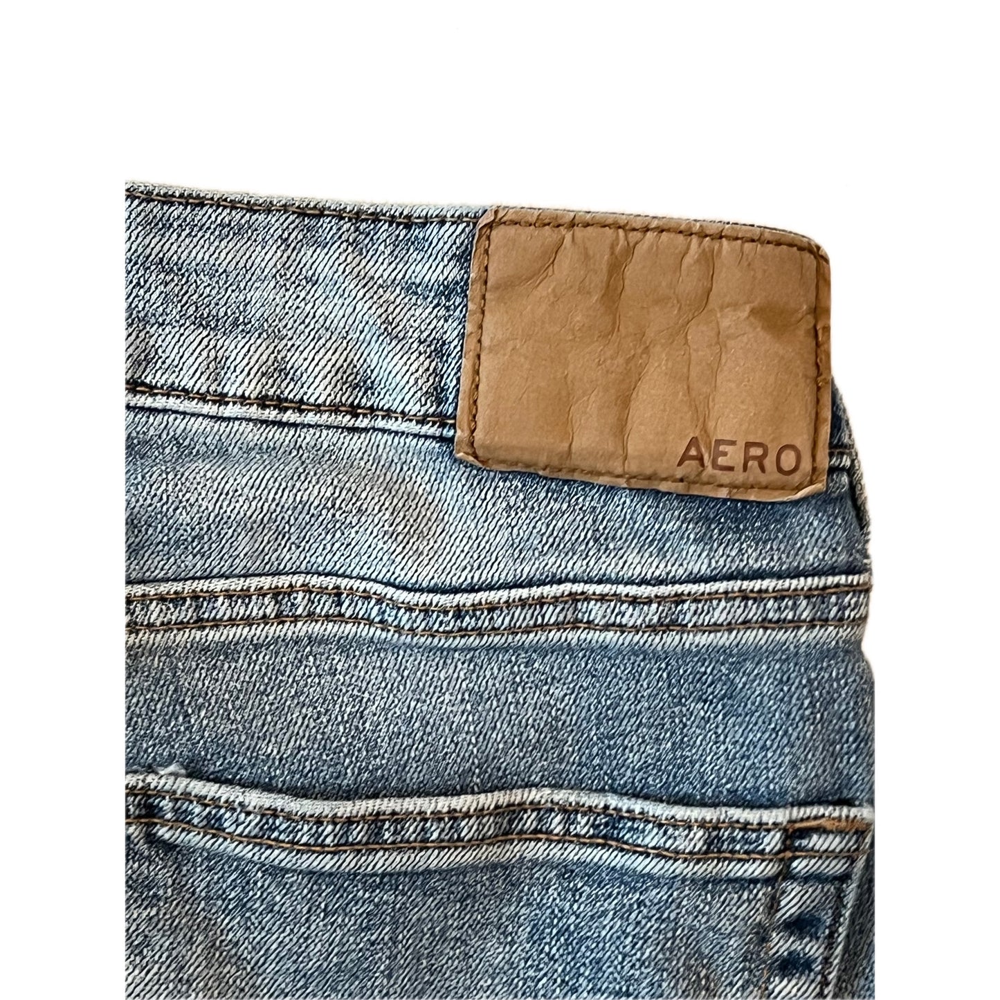 Aeropostale Straight Blue Jeans Mens 28x32