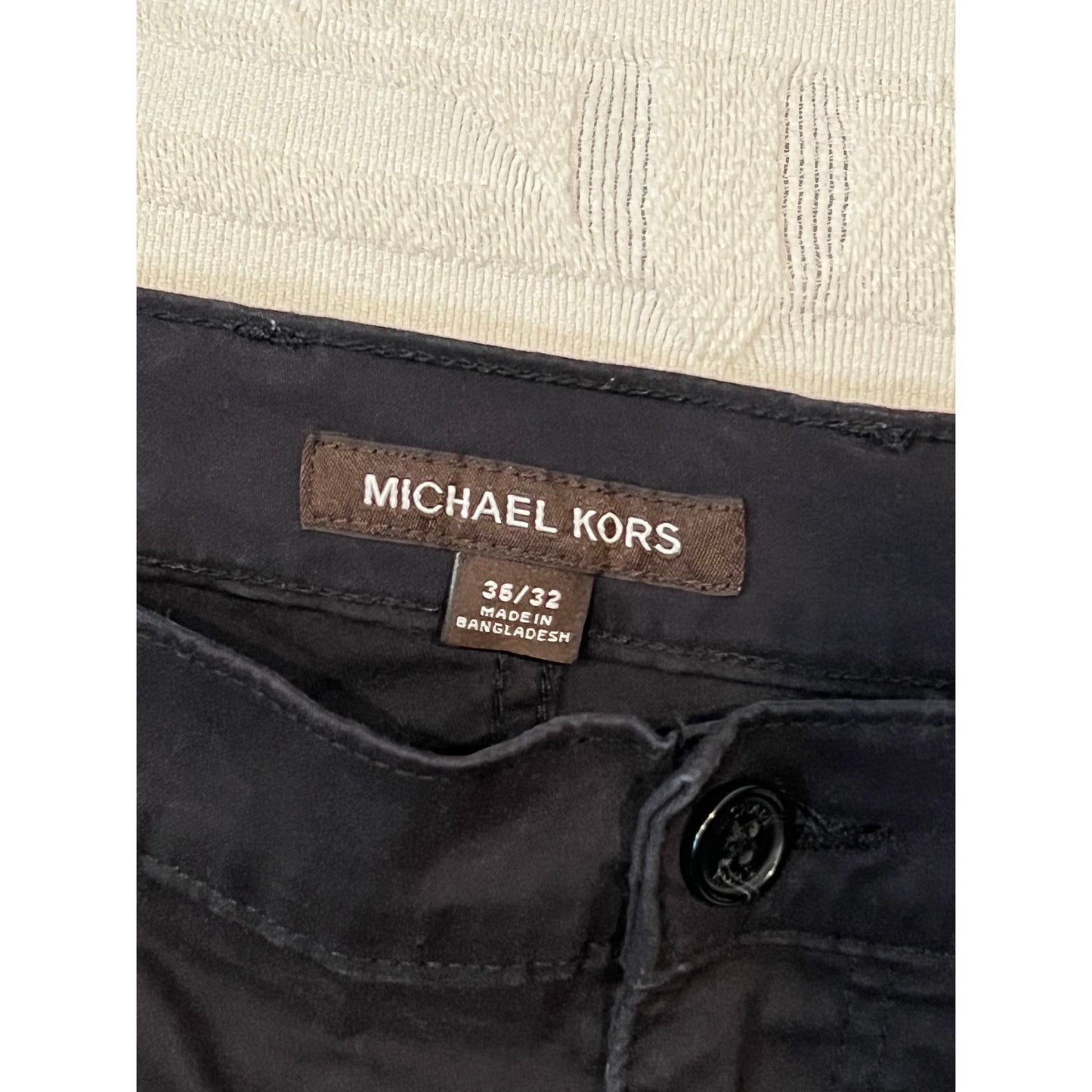 Michael Kors Jean Cargo Noir Homme 36x32