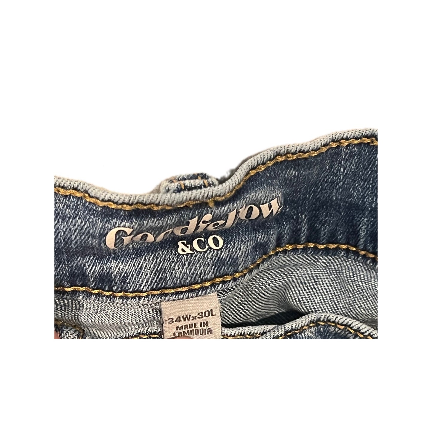 Goodfellow & Co Straight Flex Blue Jeans Mens 34x30