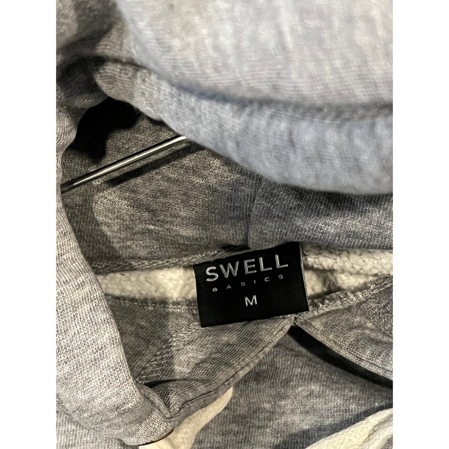 Swell Basics Gray Pullover Hoodie Mens Med