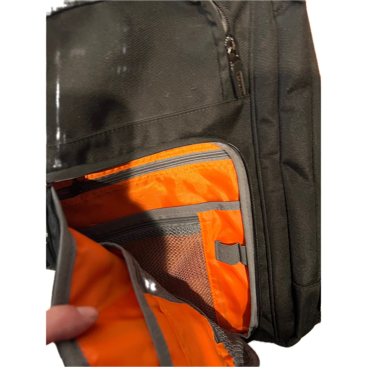 Rockland XL LargeTraveler Backpack Black Orange