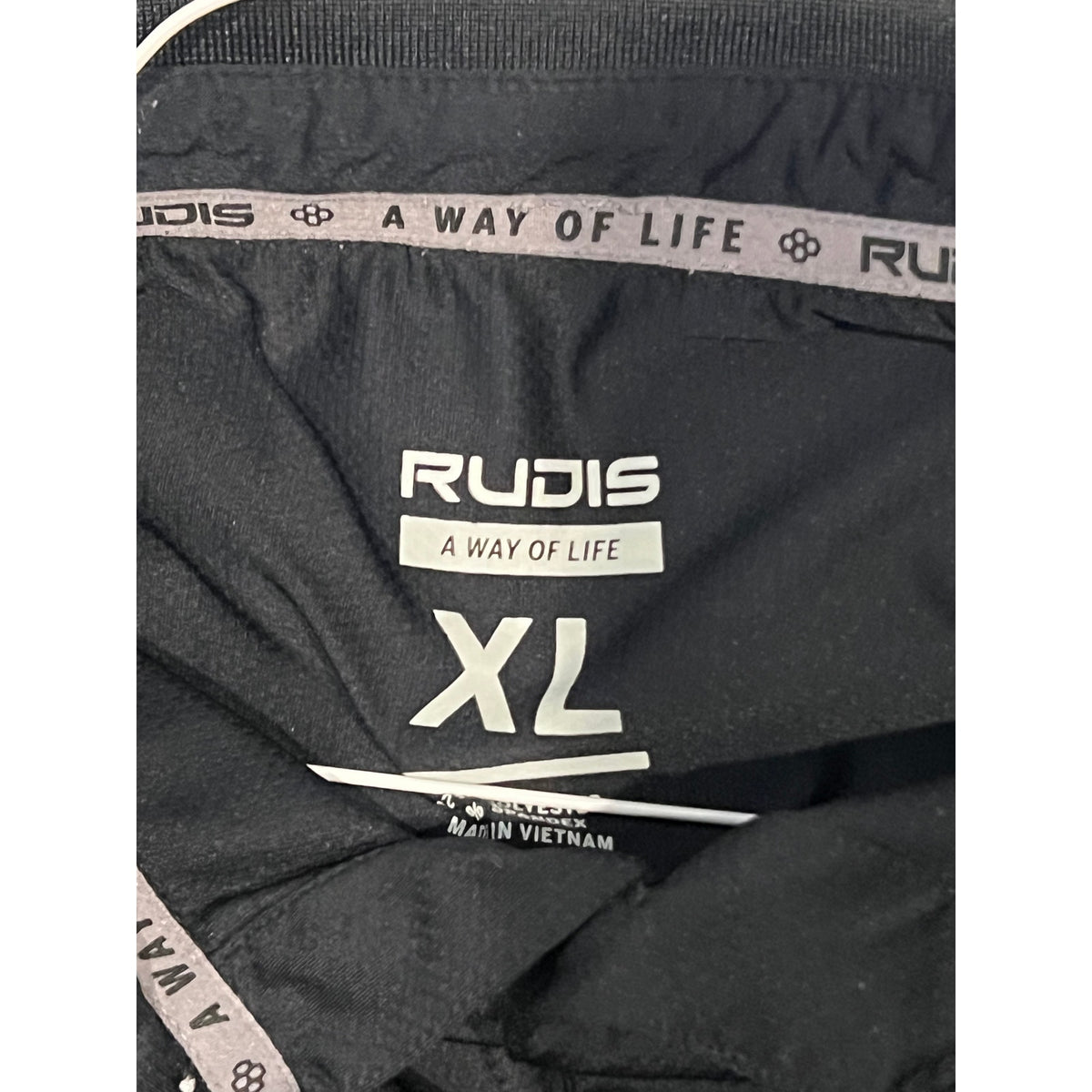 Rudis A Way of Life Golf Polo Shirt Mens XL Black/Dark Gray