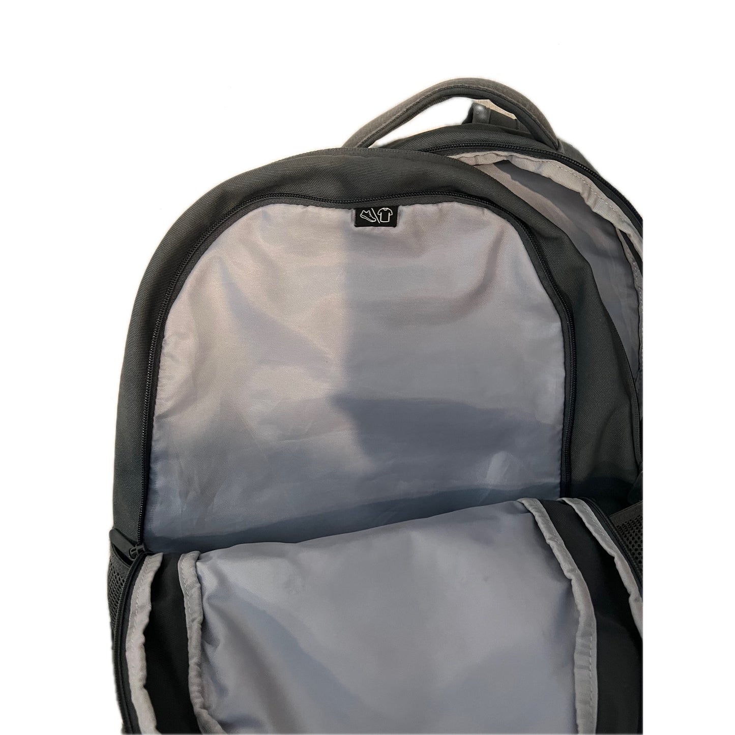 Under Armour Gray Black Hustle 5.0 Backpack