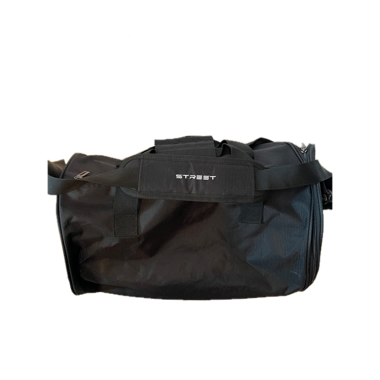 The Street Black Duffel Bag 16"x10"x10" Zipped
