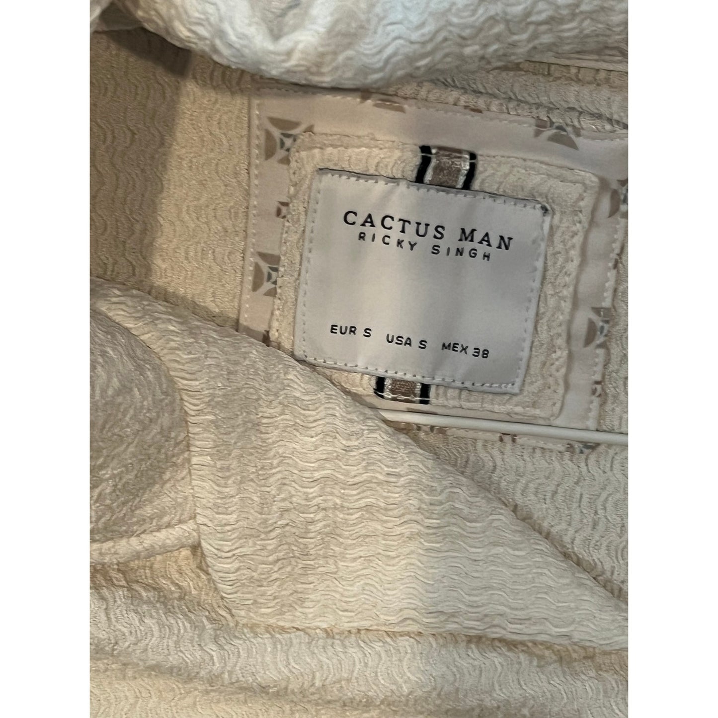 Cactus Man Ricky Singh Short Sleeve Button Up Shirt Mens S