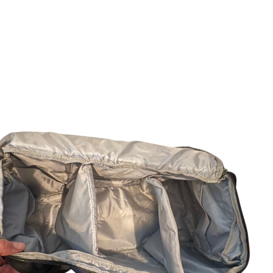 No Label Gear Bag 22"x12"x10" Black Soft Shell