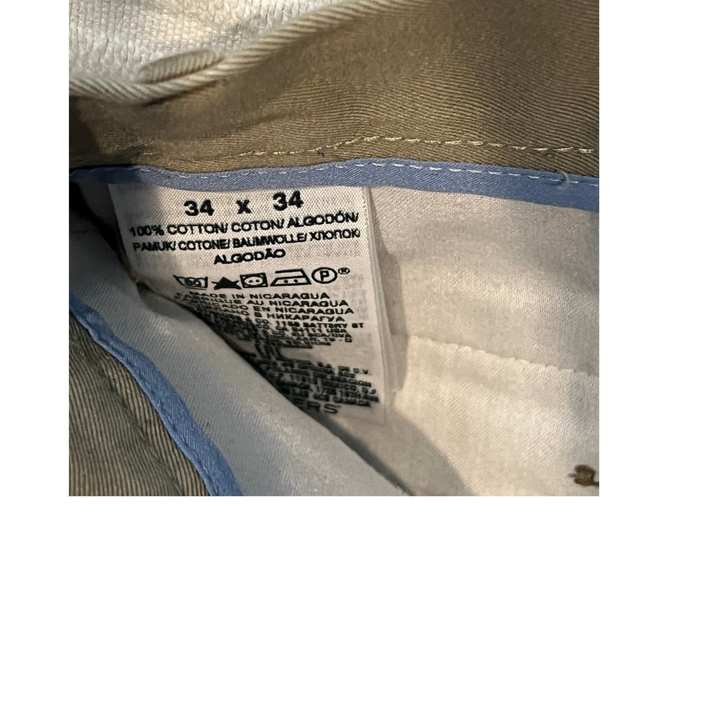 Dockers Beige Chinos Slim Fit Mens 34x34