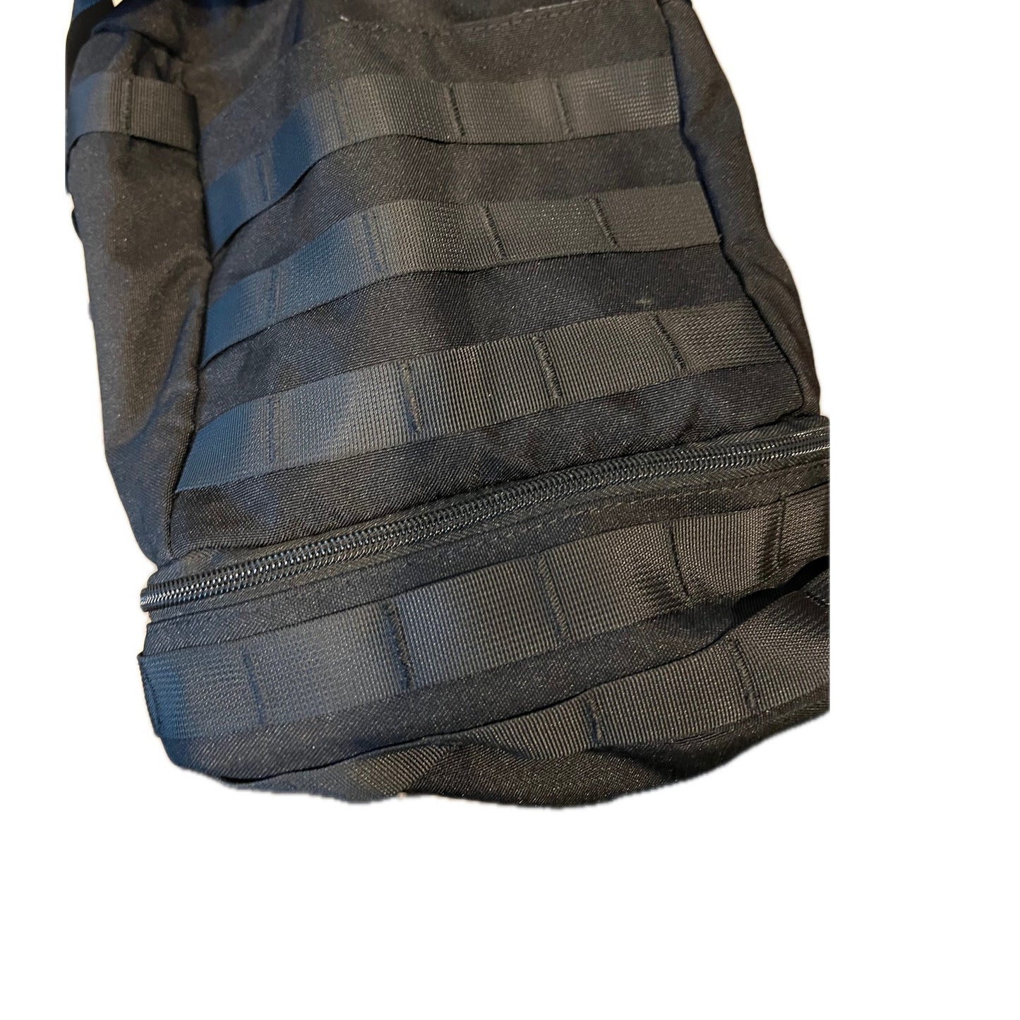 No Label Gear Bag 22"x12"x10" Black Soft Shell