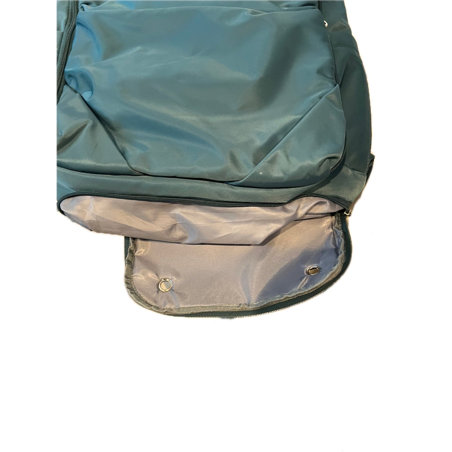 Target Charging Clamshell Sea Green Padded Charging Backpack