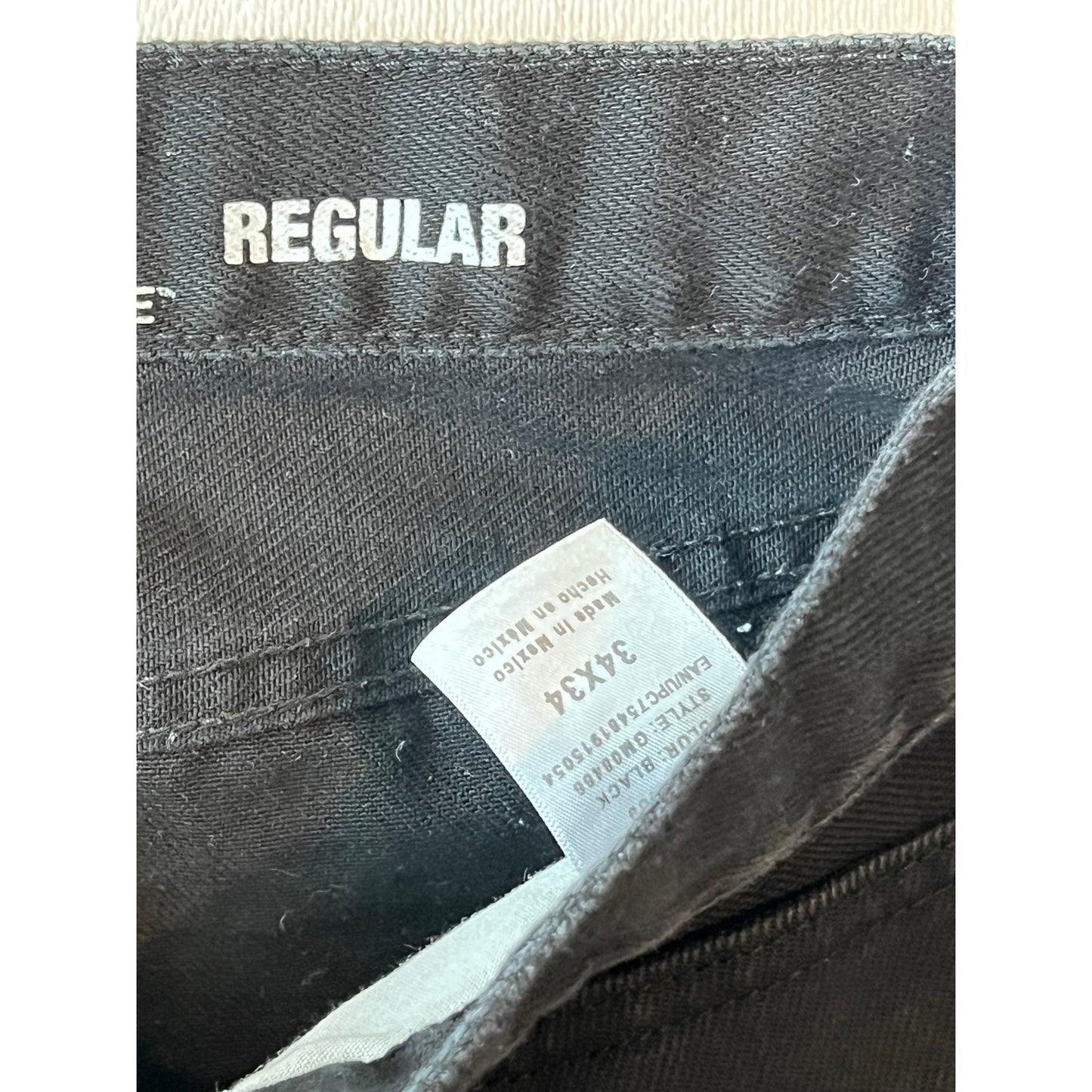 Jean coupe droite George Black Homme 34x34