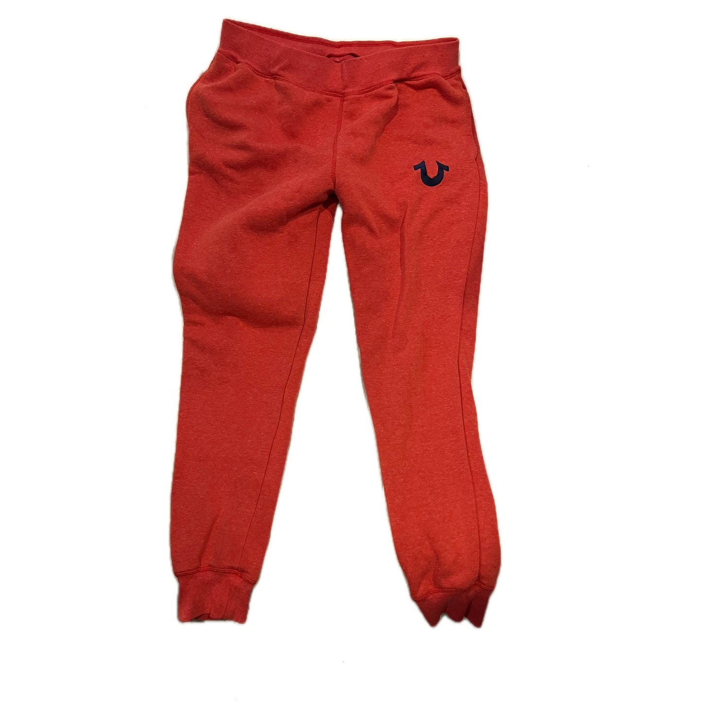 True Religion Burnt Orange Zip Up Track/Sweatsuit Womans Size XL