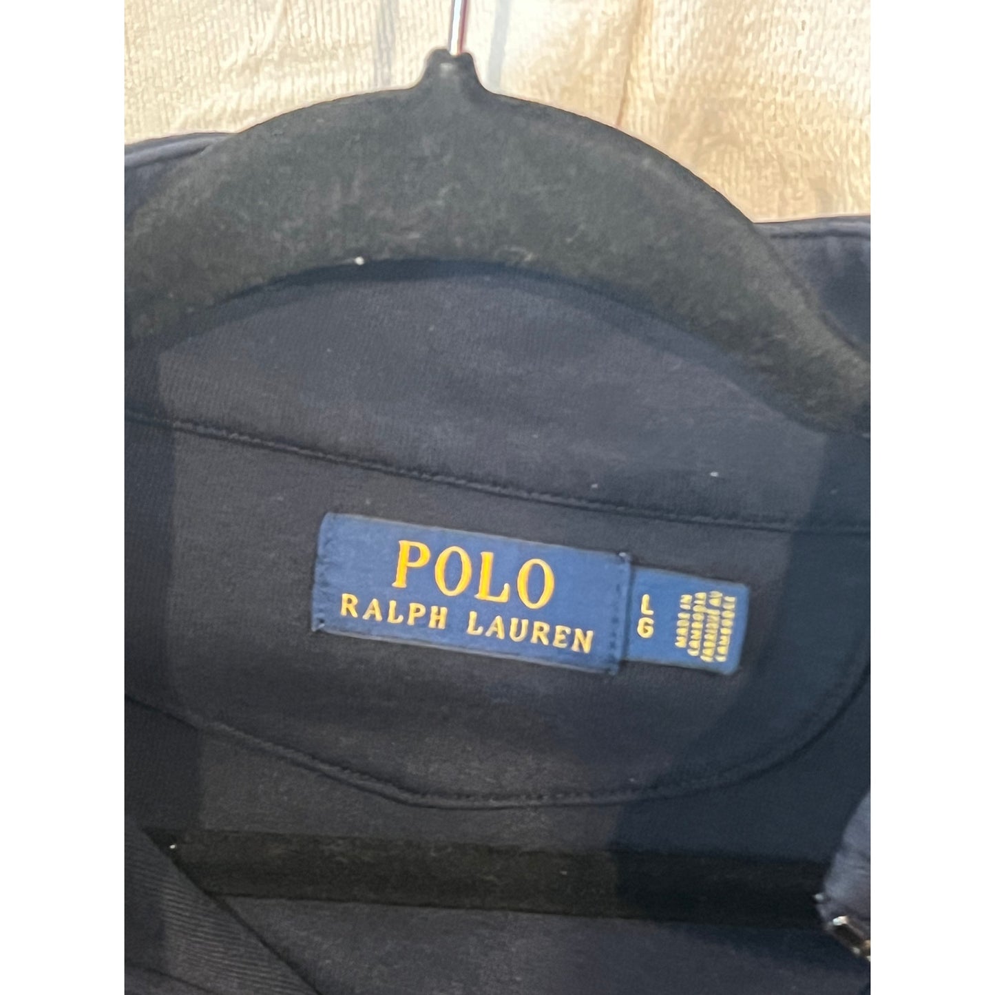 Polo by Ralph Lauren 1/4 Zip Pullover Mens L
