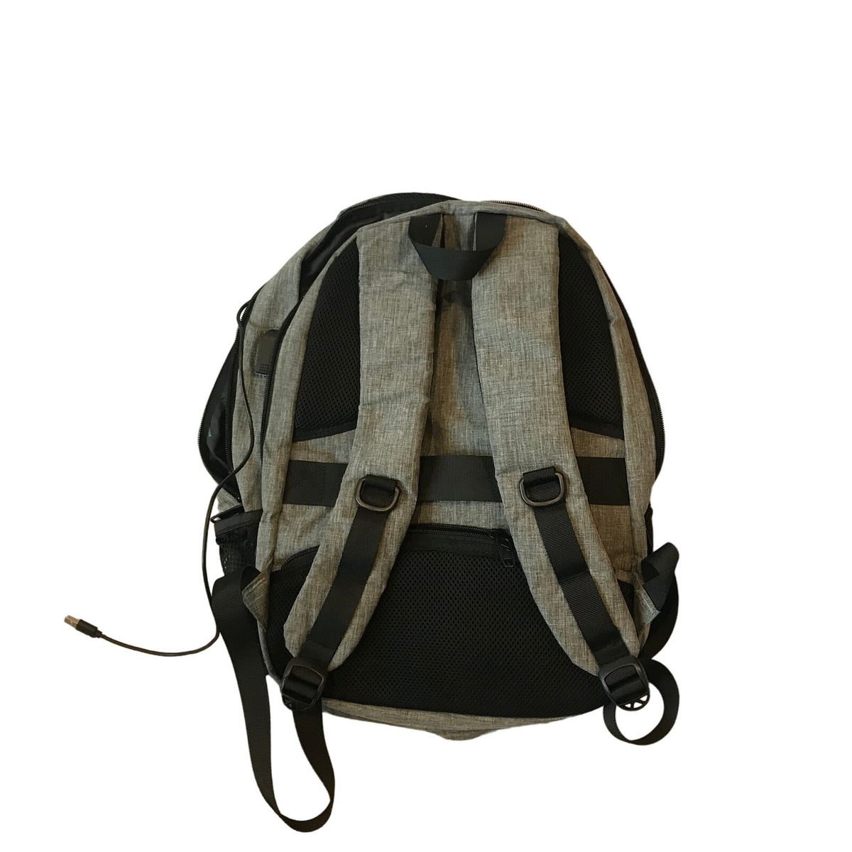 Matein Gray Padded Laptop Backpack