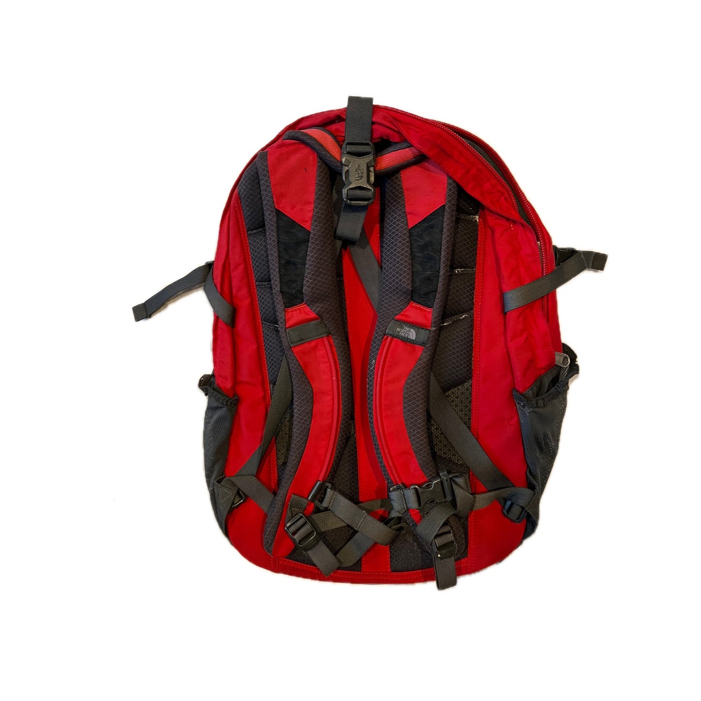 The North Face Red Gray Borealis Backpack