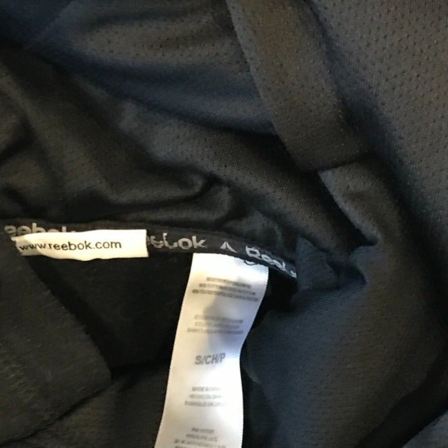 Reebok Black Hoodie Mens S