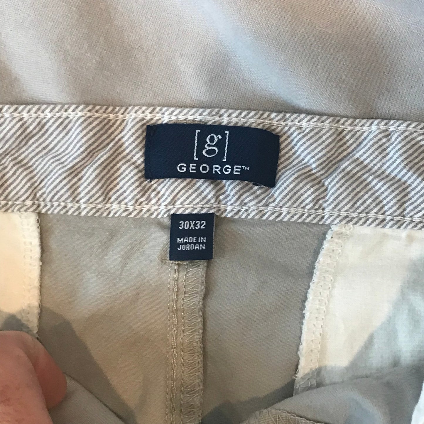 George Khaki Chinos, Men's W:30 L: 32