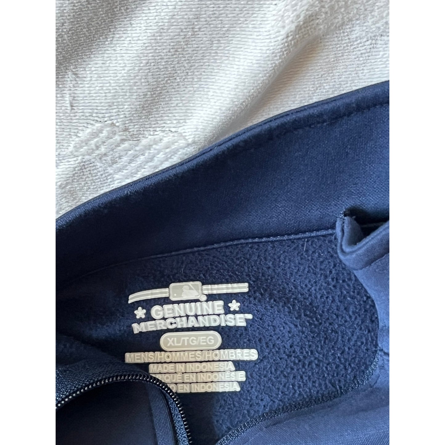 Chaqueta de calentamiento con cremallera MLB Houston Astros para hombre, talla XL