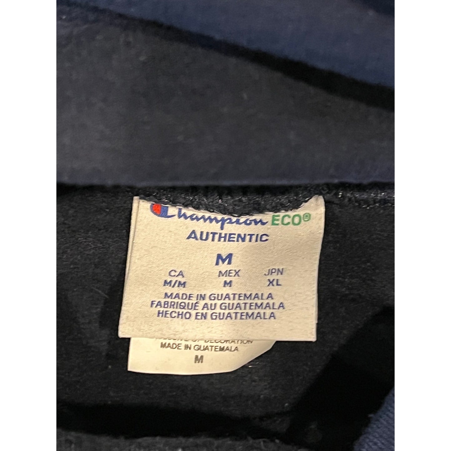 Haut à capuchon Champion bleu Hommes moyen
