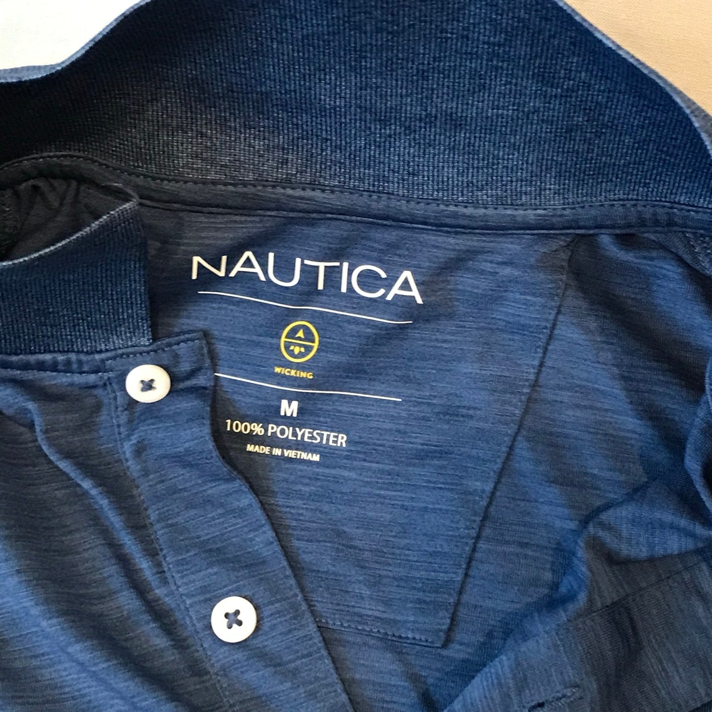Nautica Wicking Polo/Golf Shirt, Men's M