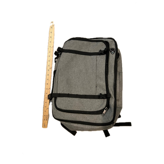 Target Clamshell Gray Black Padded Backpack 20" Tall