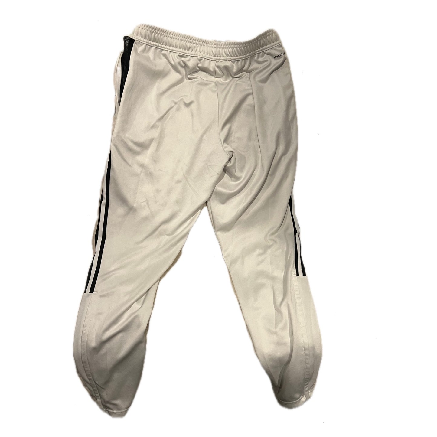 Adidas Straight Ankle White Sweatpants Mens Large