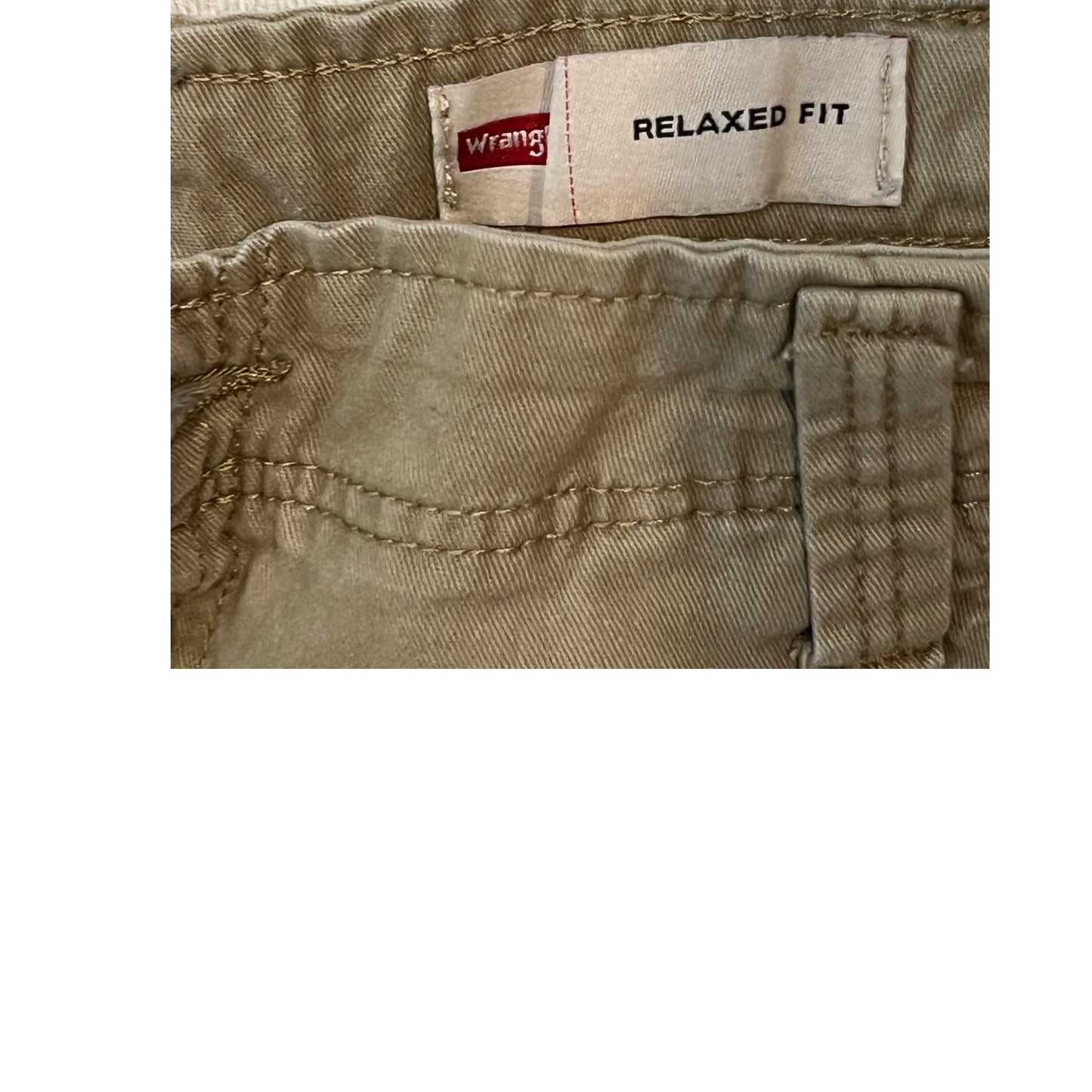 Wrangler Beige Relaxed Fit Cargo Pants Mens 34x32