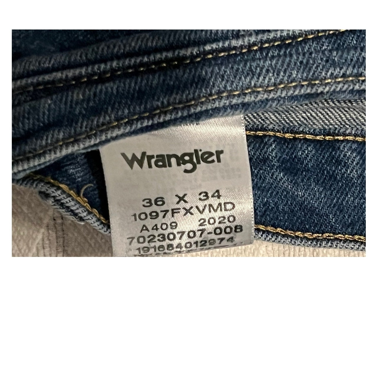 Pantalones vaqueros Wrangler rectos para hombre 36x34
