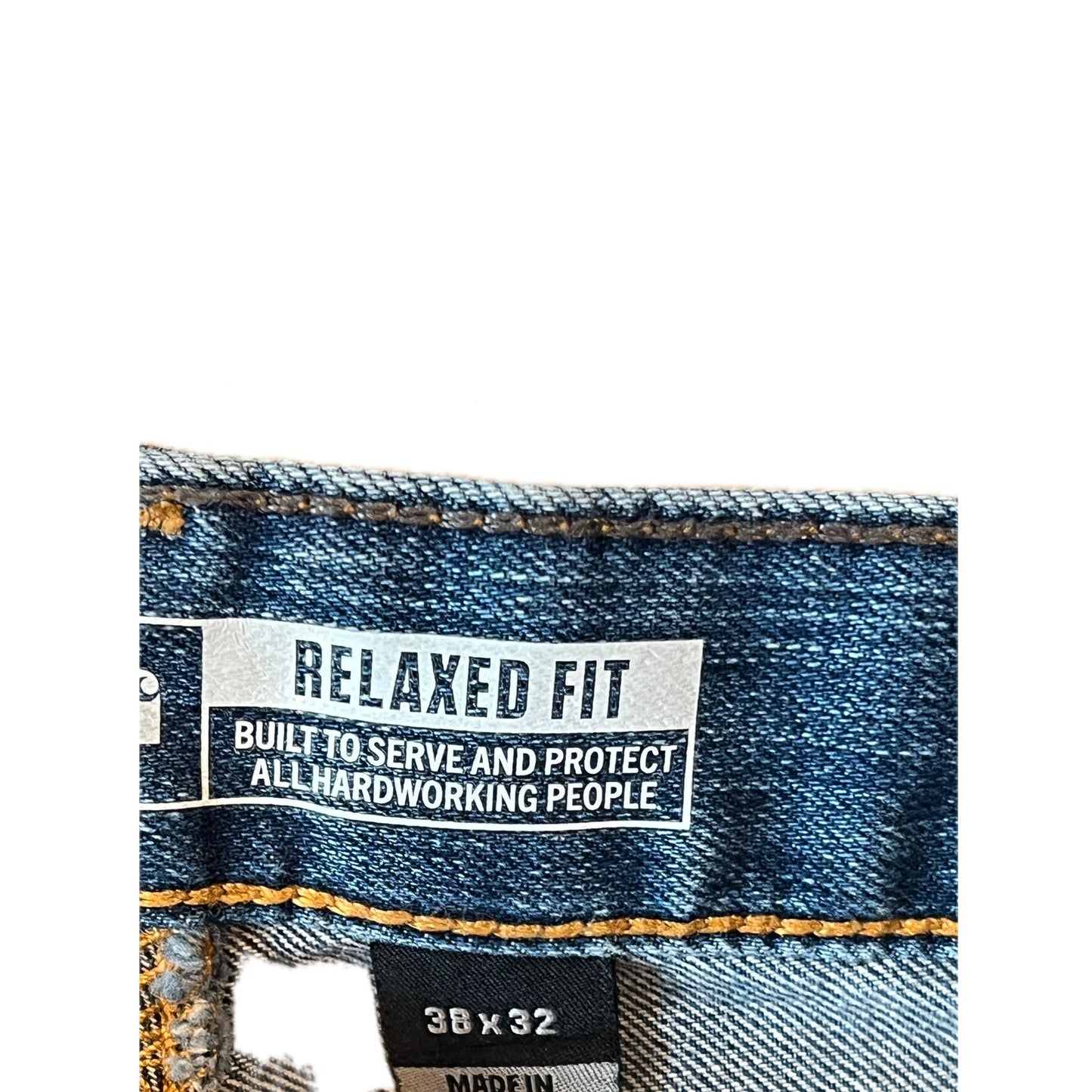 Carhartt Relaxed Fit Blue Jeans Mens 38x32