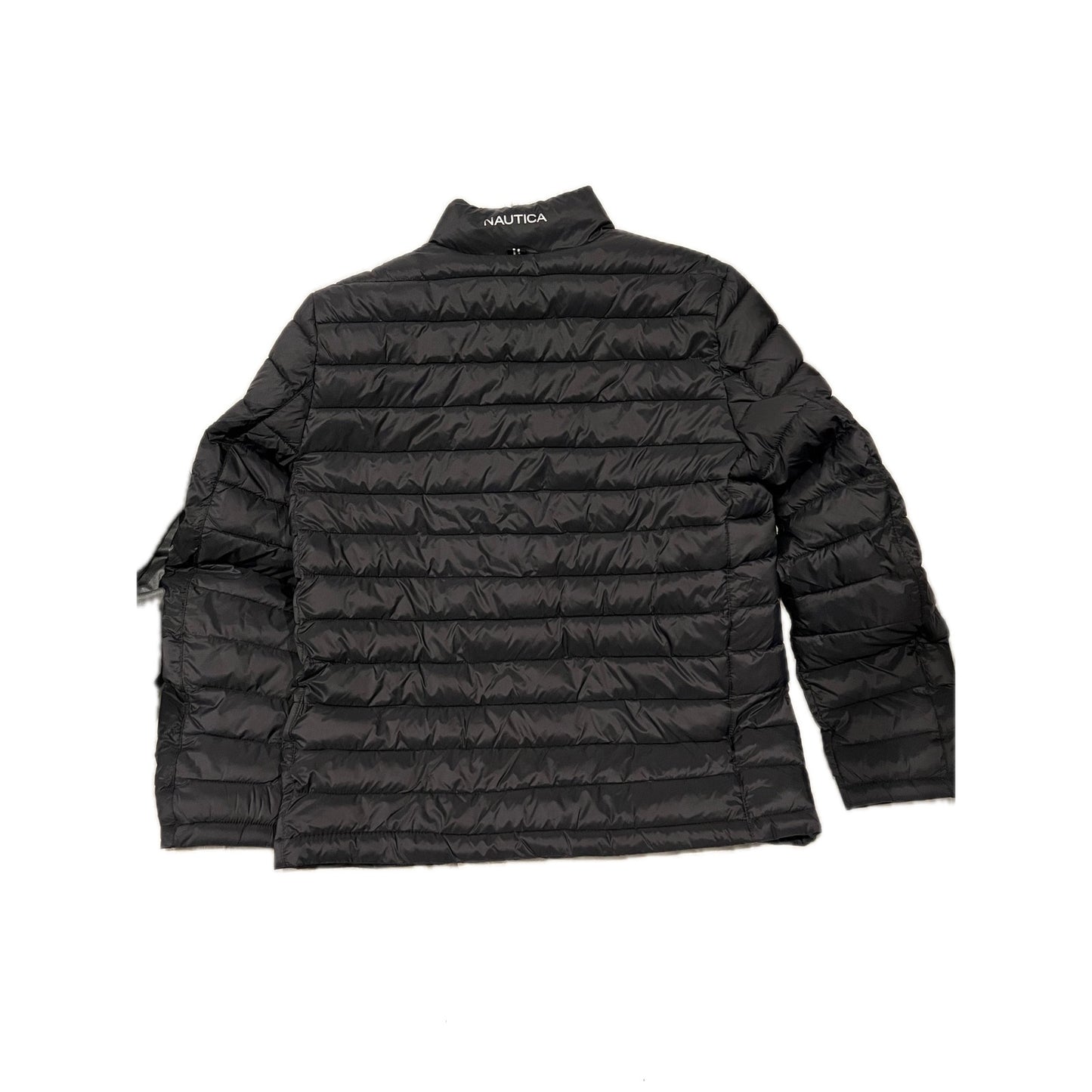 Nautica Black Crushable Packable Light Jacket Mens M