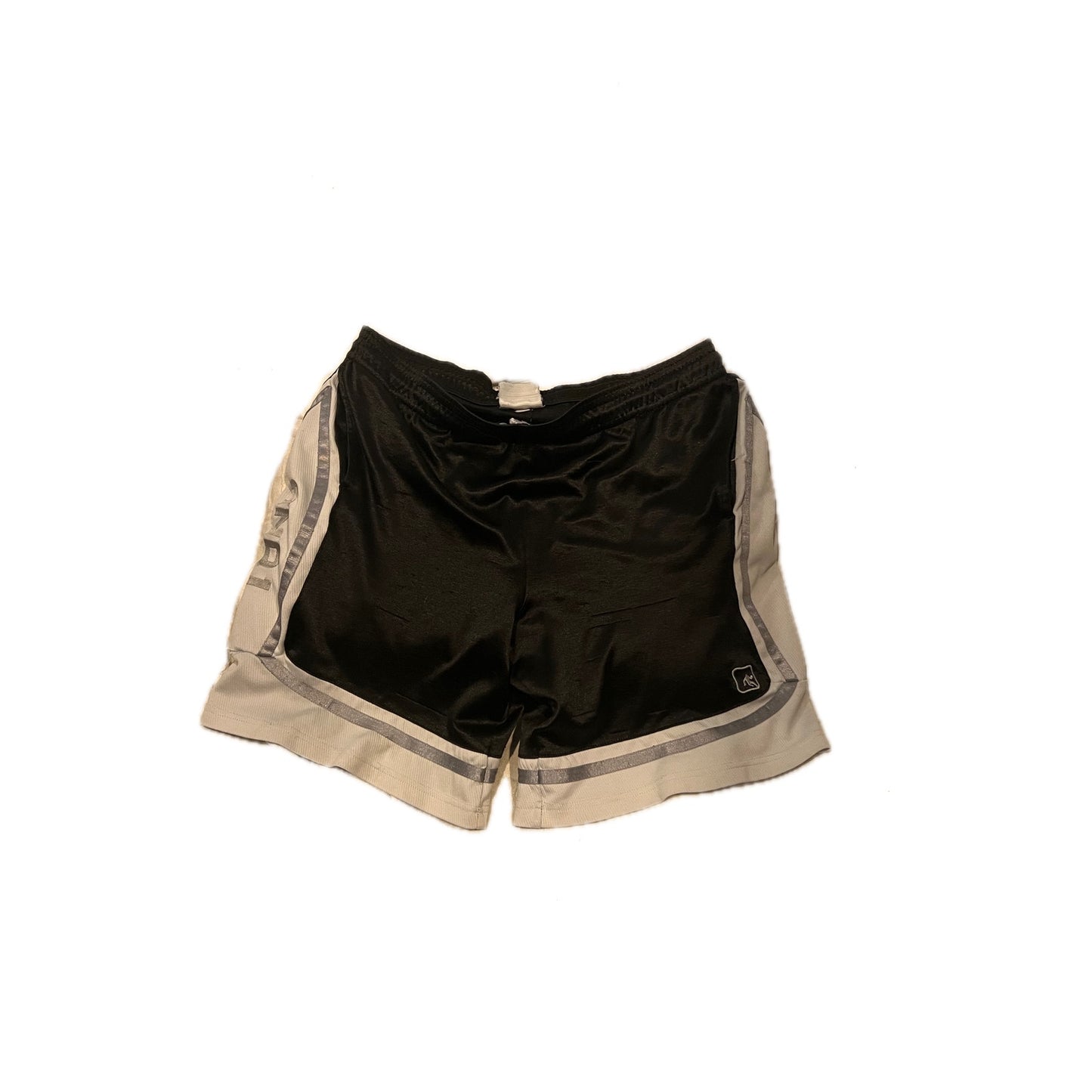 AND1 Black White Basketball Shorts Mens Large