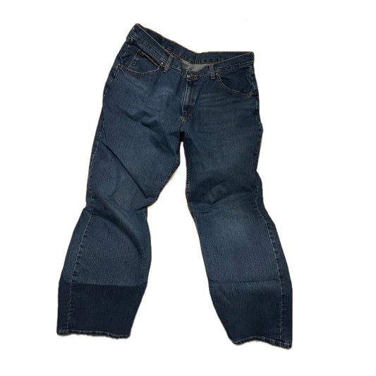 Wrangler Relaxed Fit Blue Jeans 36x32